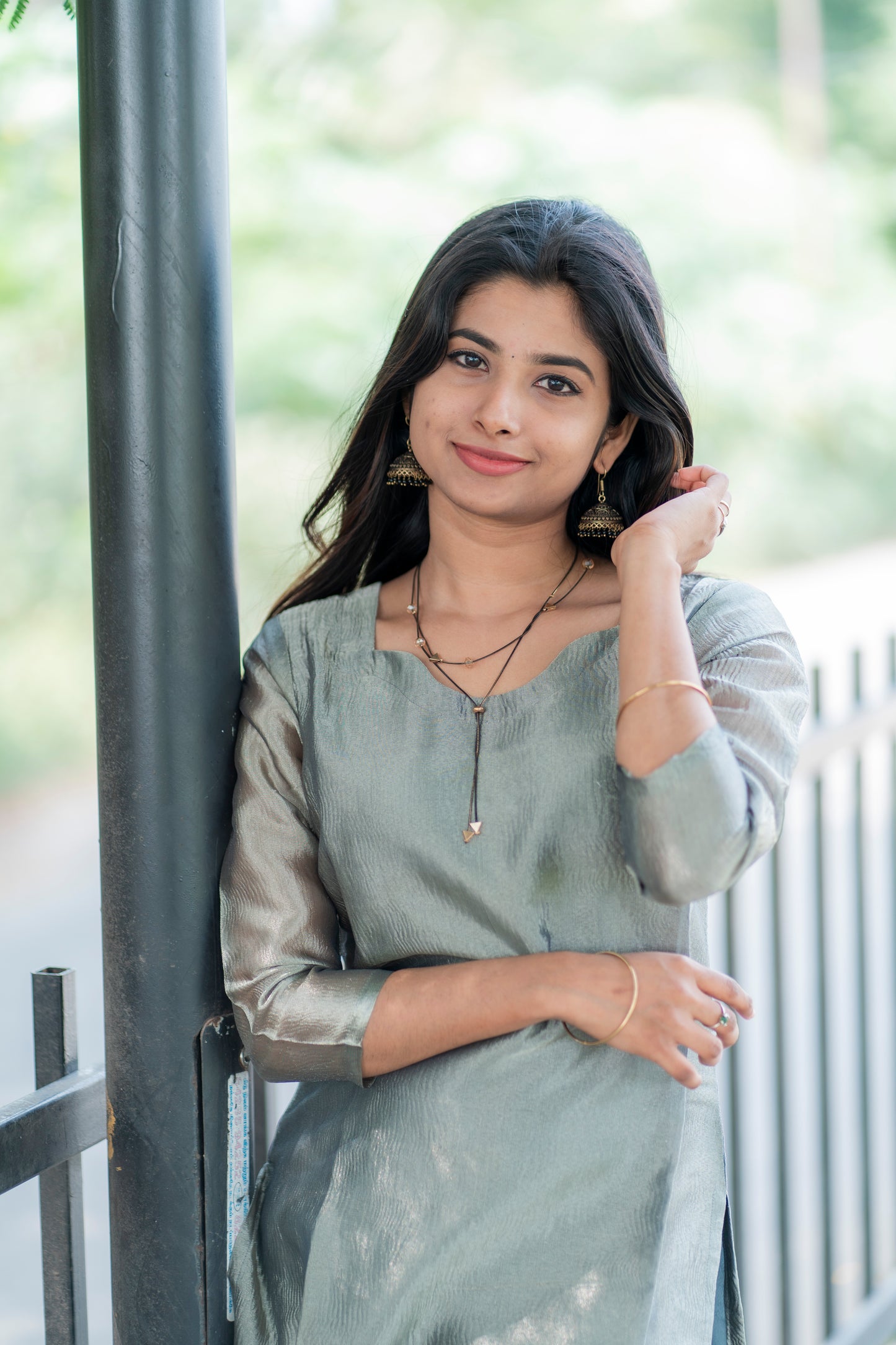 AL 345 Crush tissue kurti with duppatta