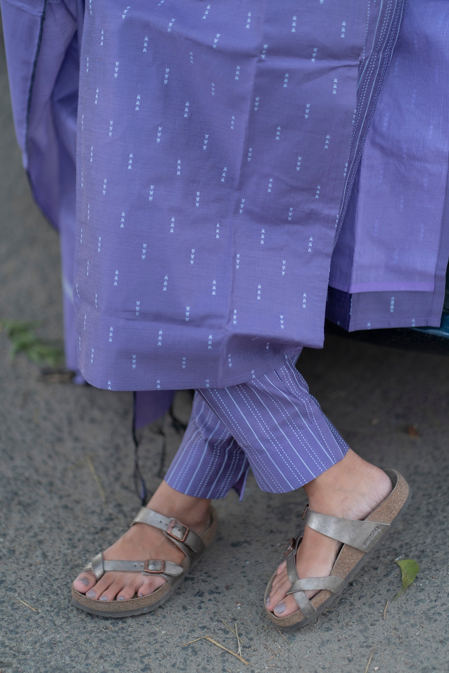 Raw silk kurta set with duppatta