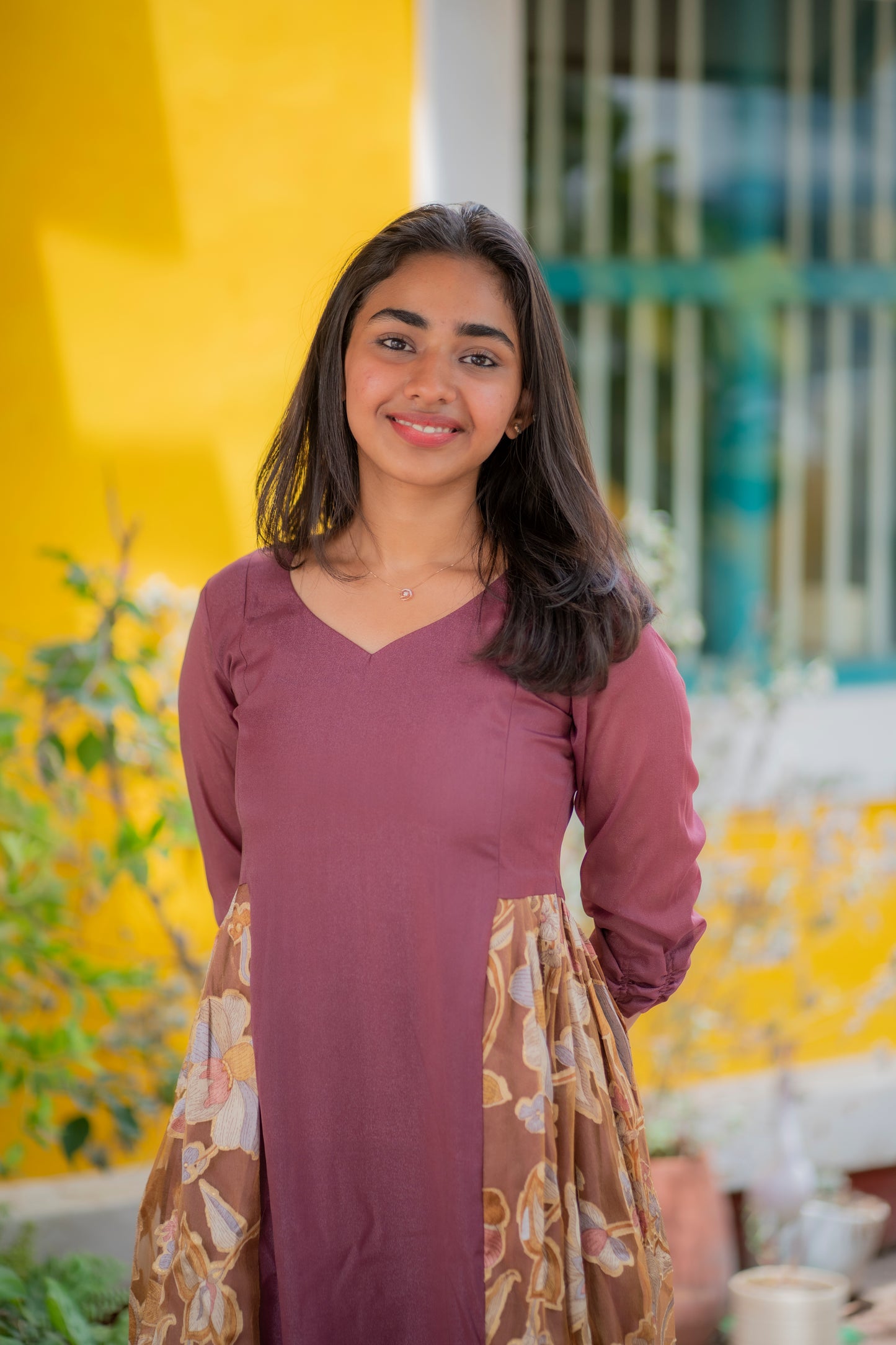 AL 511 Tissue Georgette maxi with lining