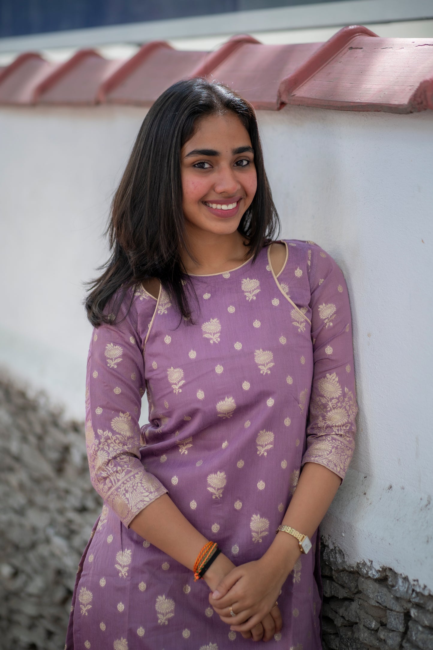 AL 508 Tissue Kurti with lining