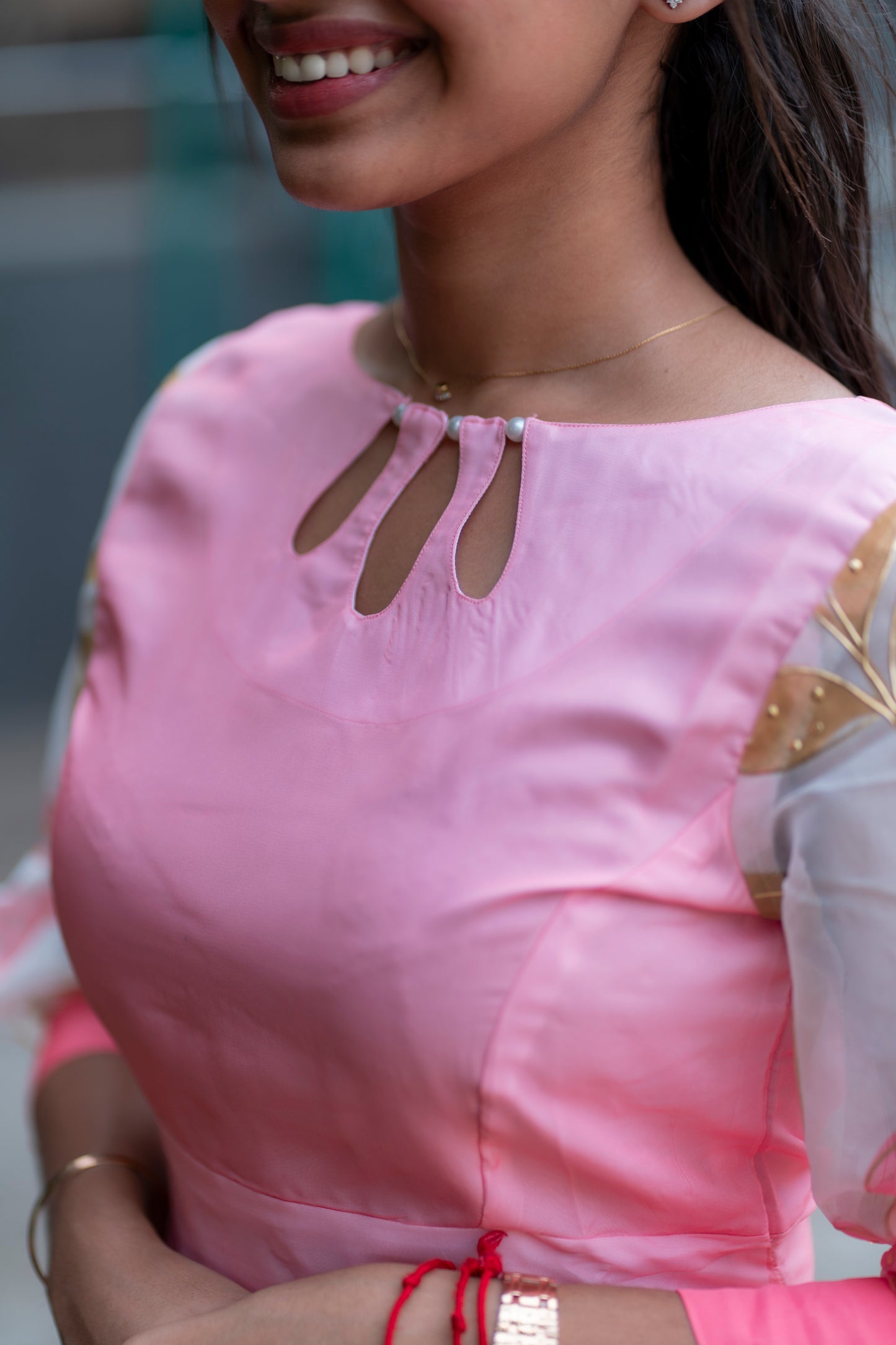 AL 305 Organza Maxi with lining