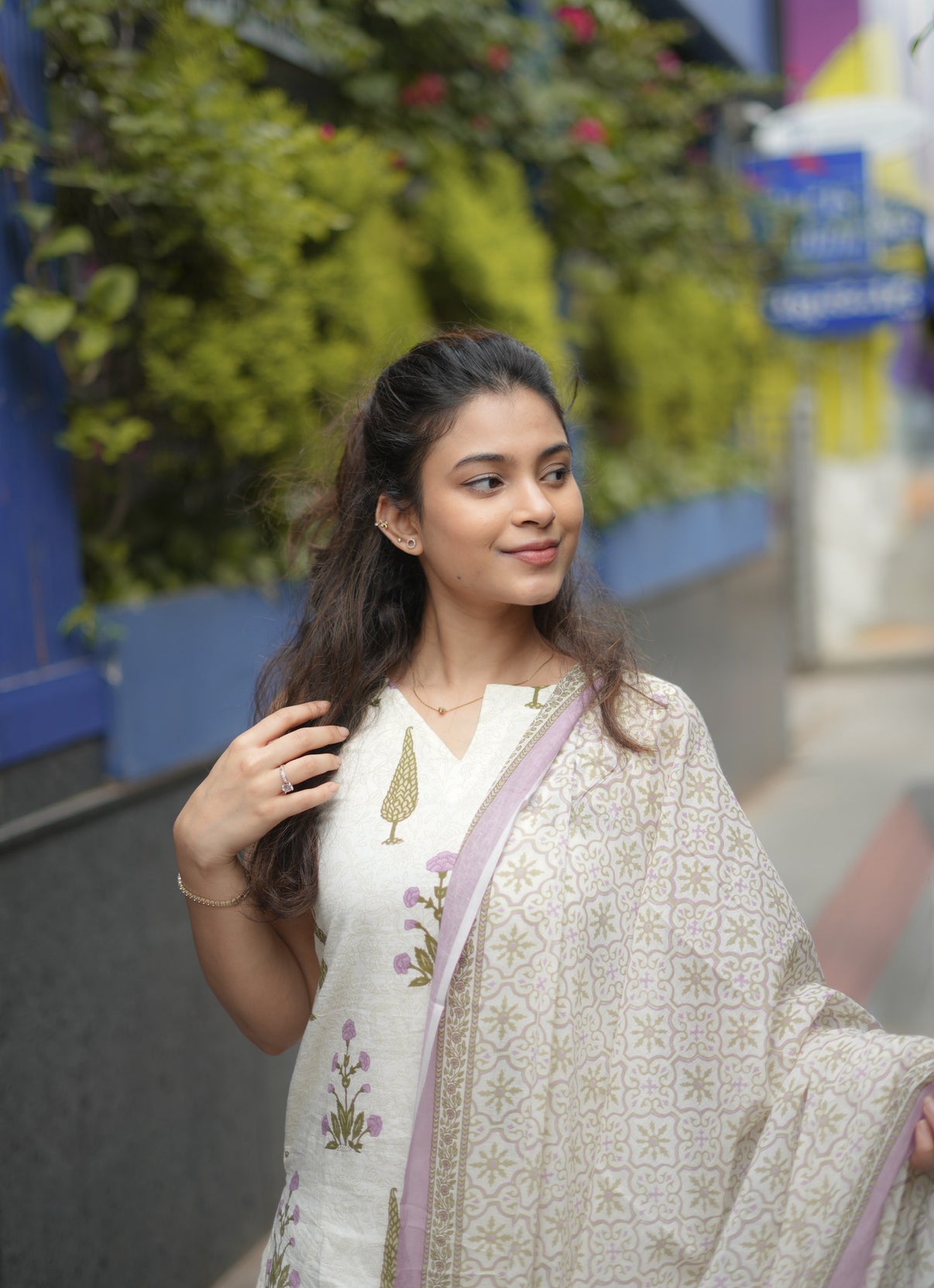 AL 451 Cotton kurta set with duppatta (with lining)
SLEEVE ATTACHMENT PROVIDED