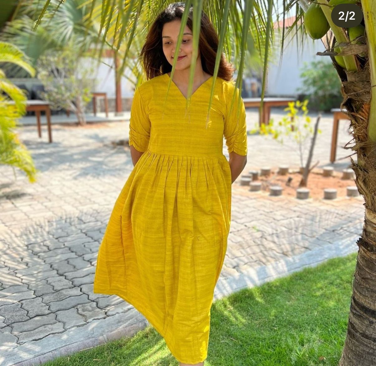 AL 55 Raw silk maxi with lining