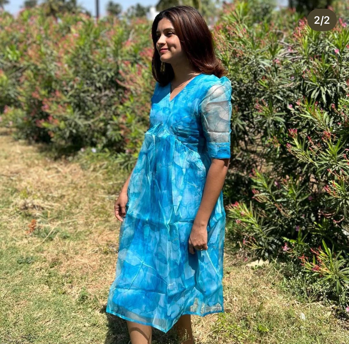 AL 60 Organza Maxi with lining