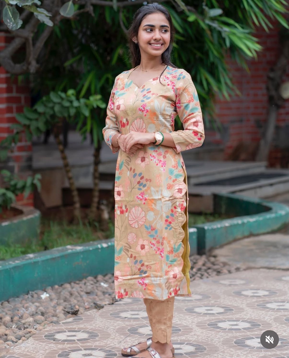 AL 274 Semi tussar co ords with lining