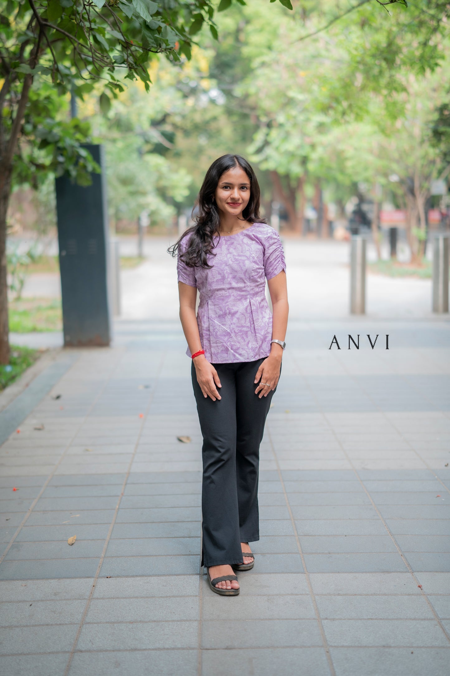 Cotton tunic with short sleeves (without lining)