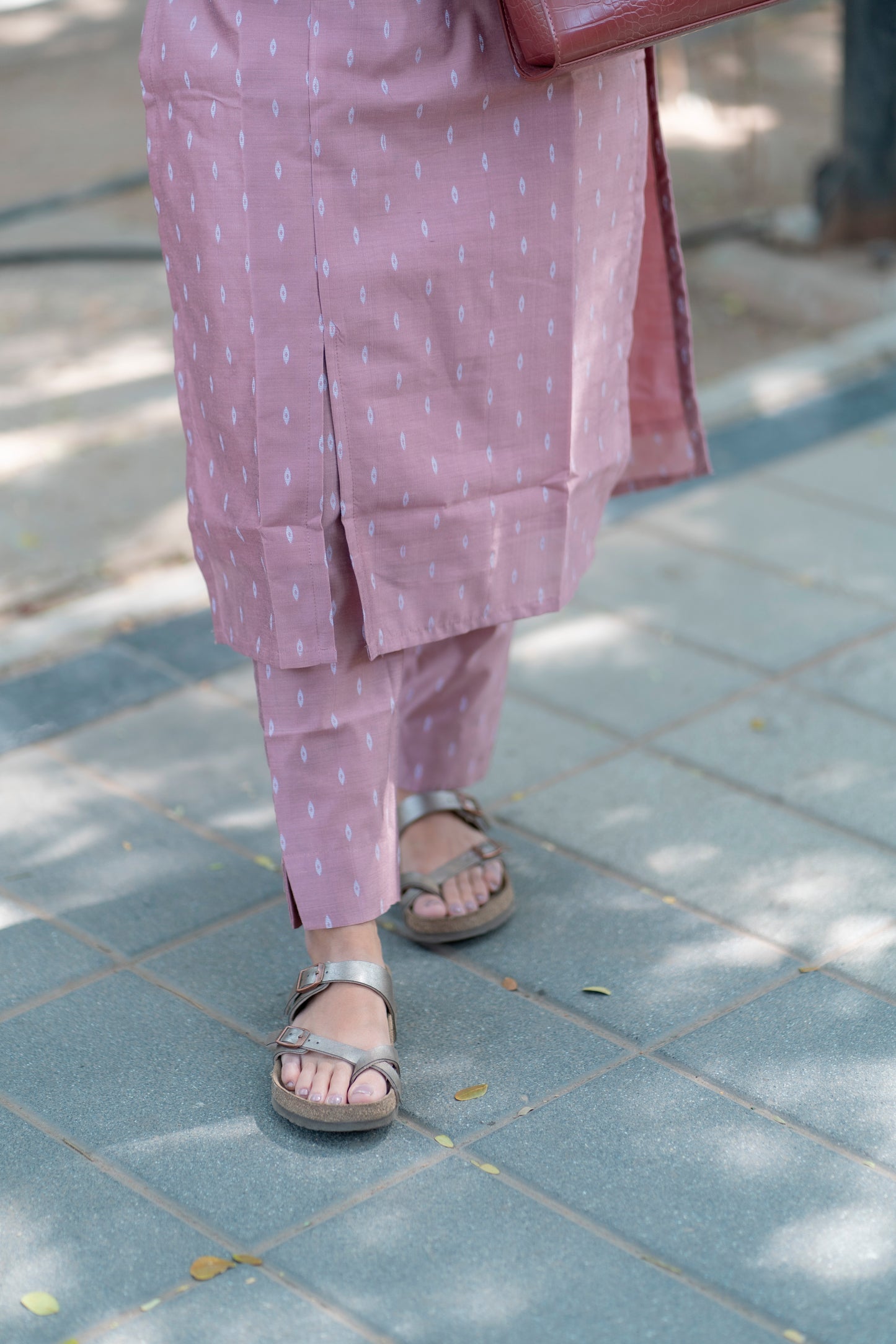 AL 346 Pink Silk co ords with lining