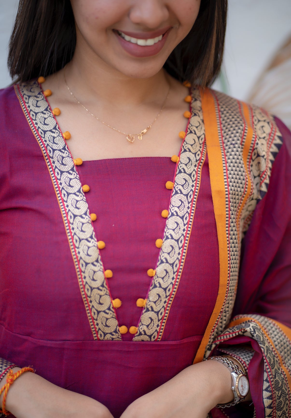 AL 549 Narayanpet Anarkali with dupatta