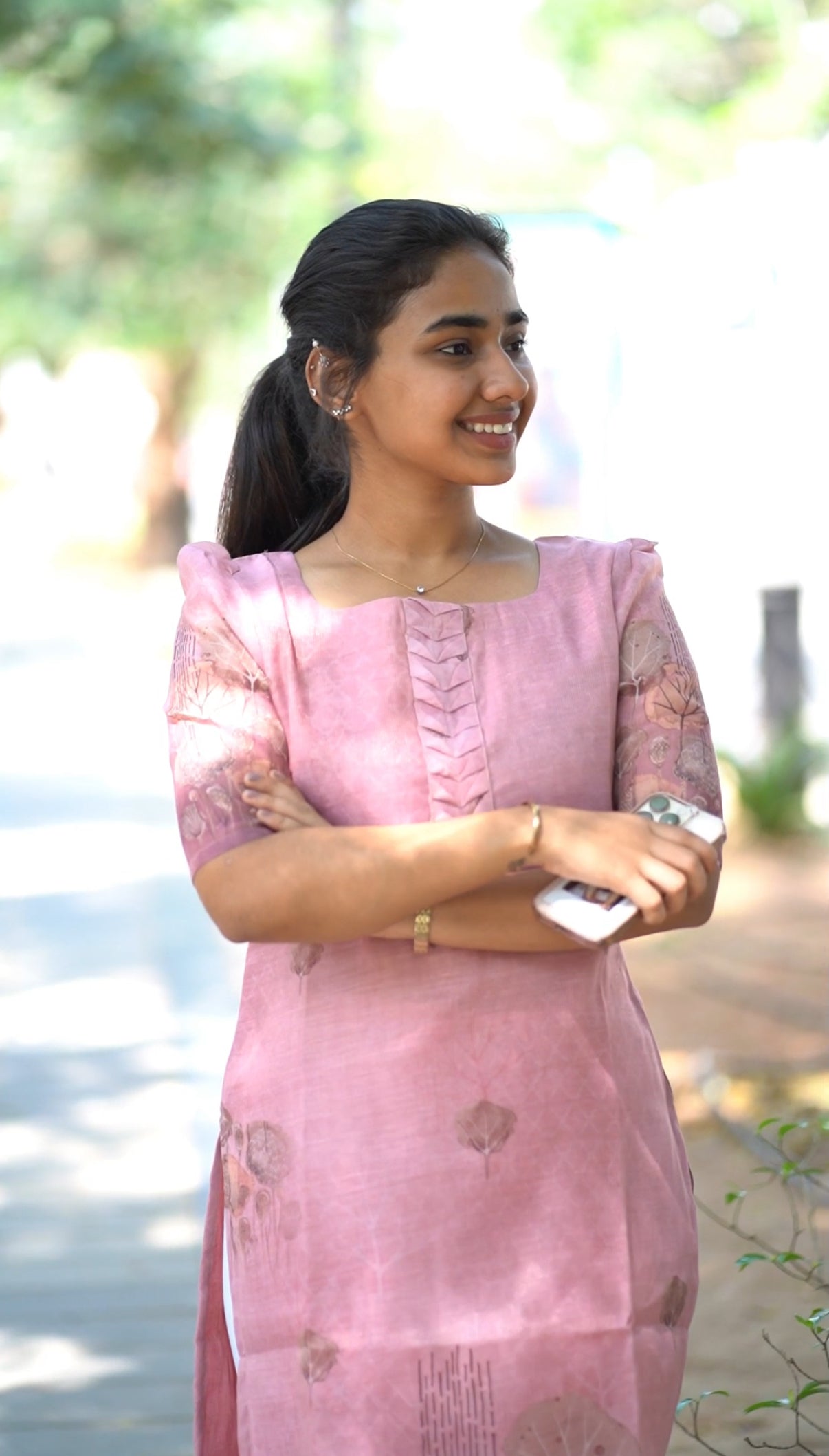 AL 448 Zari kurti with lining