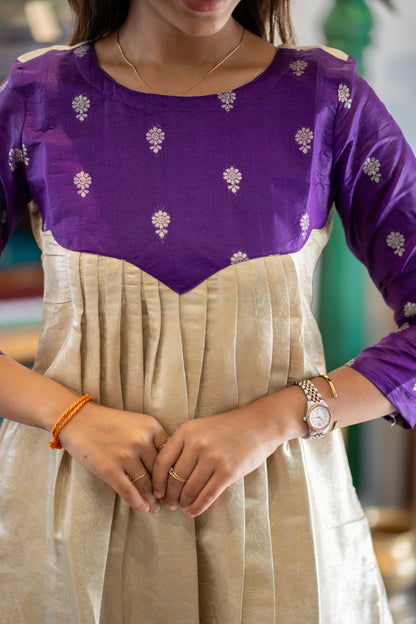 AL 613 Banaras maxi with lining