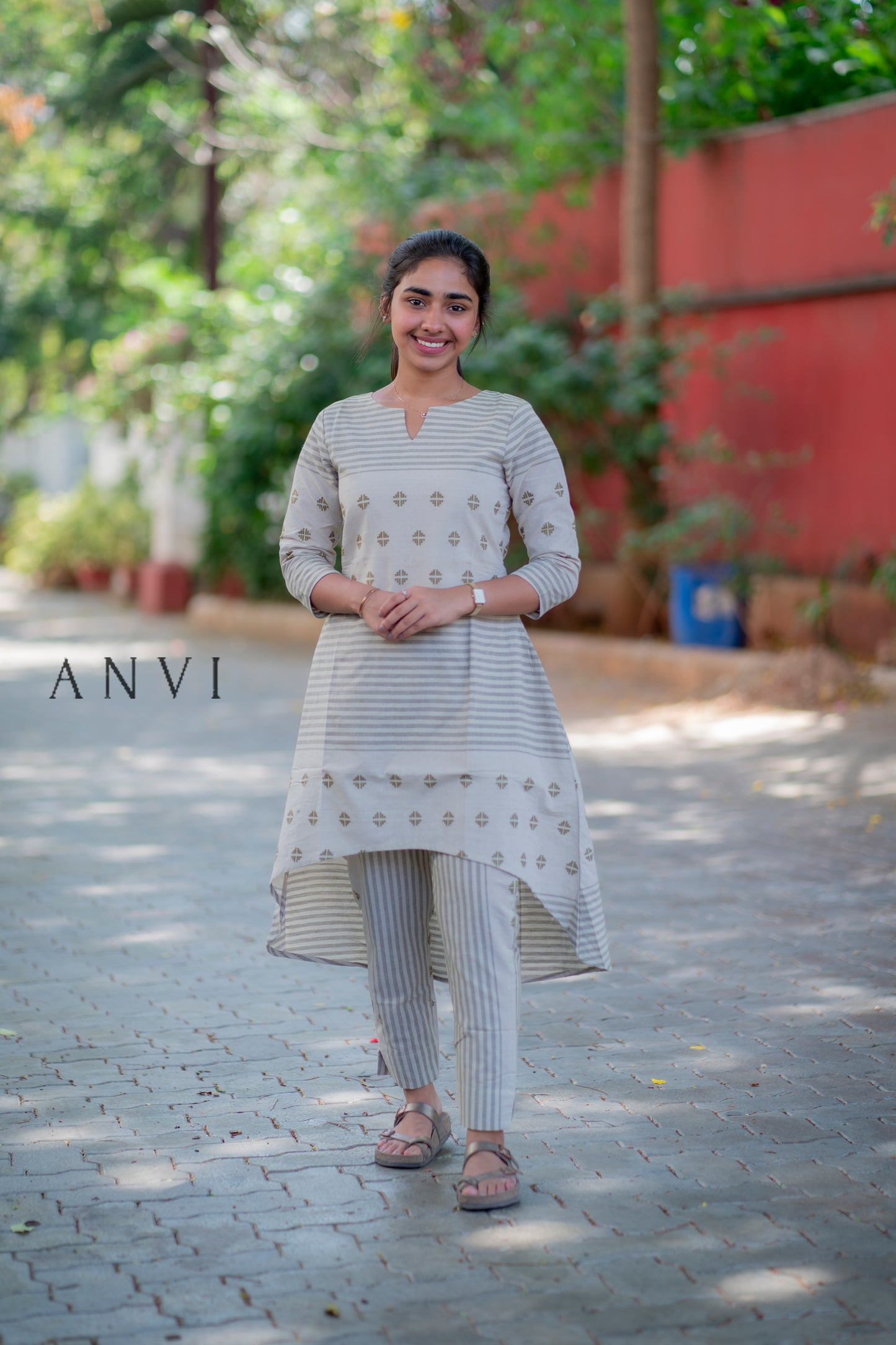 AL 385 Cotton co ords with lining