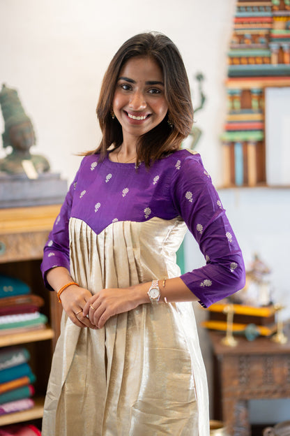 AL 613 Banaras maxi with lining