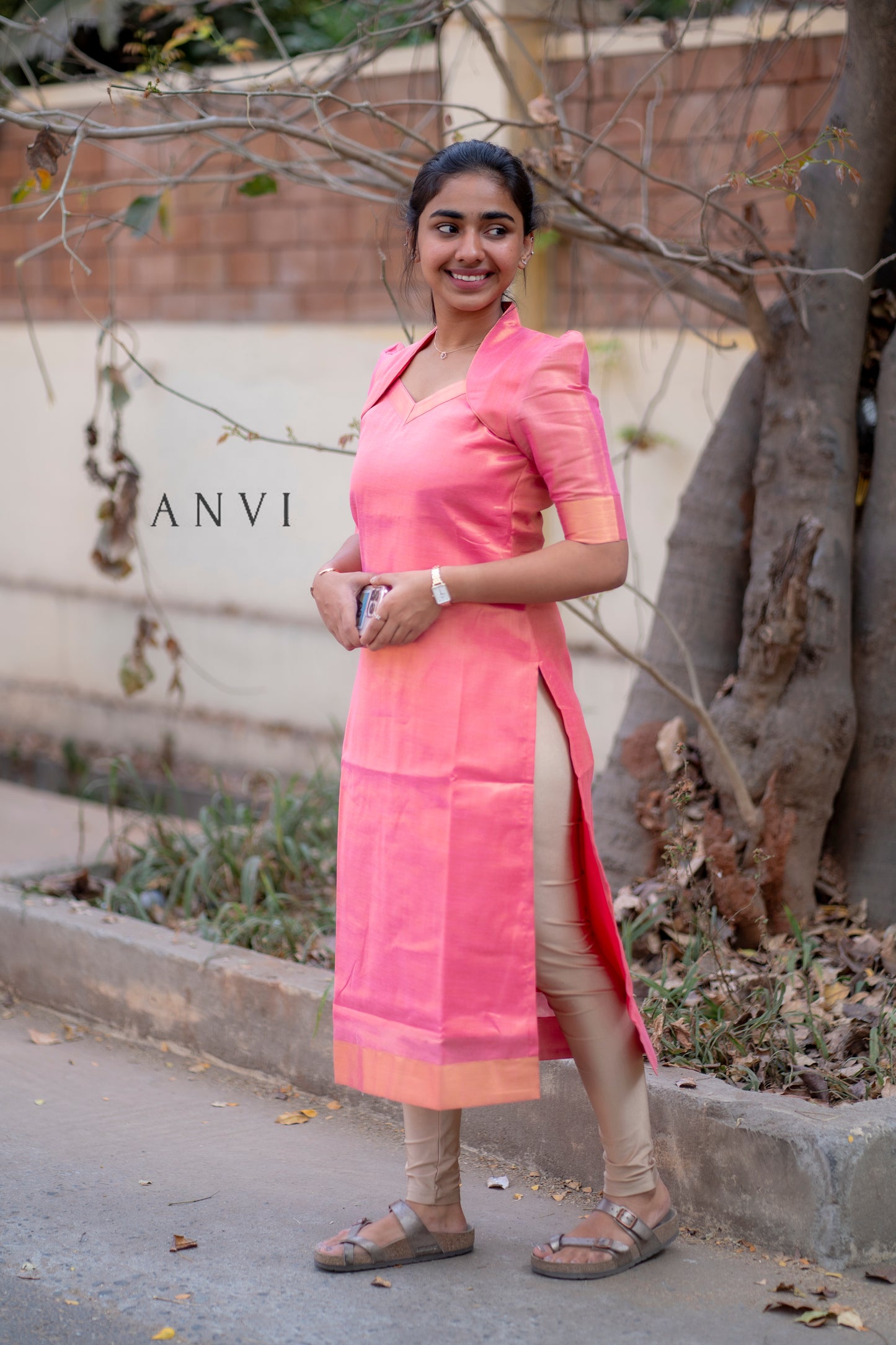 Premium Tissue kurti with lining