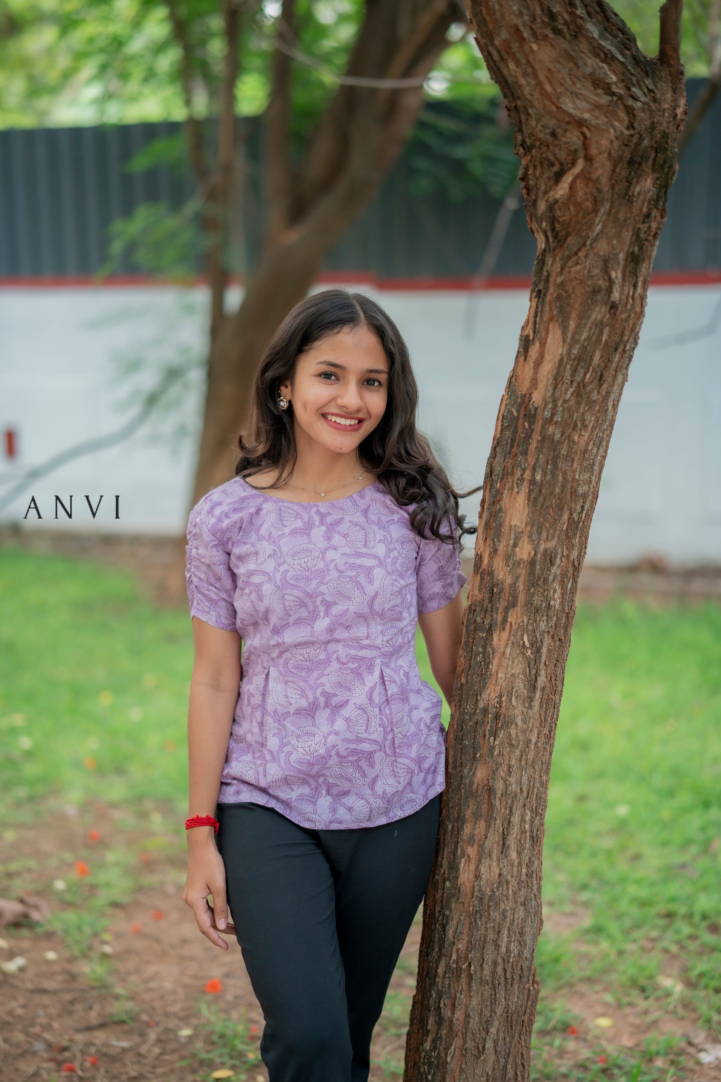 Cotton tunic with short sleeves (without lining)