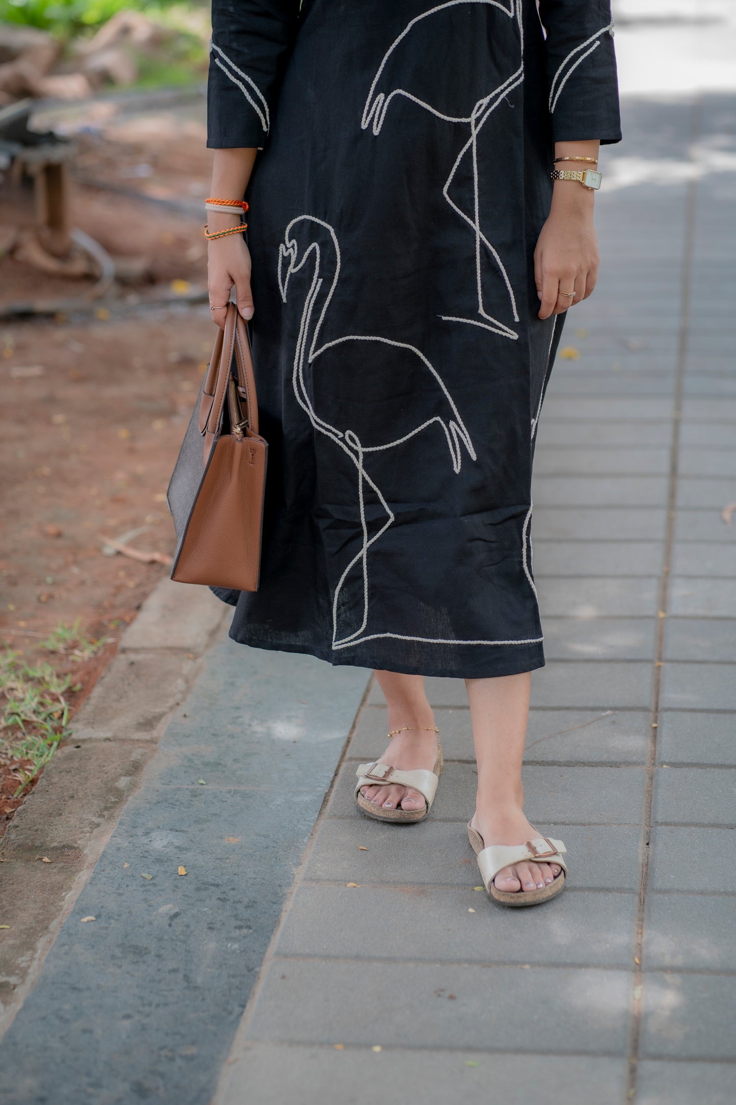 AL 482 Cotton flamingo maxi (without lining)