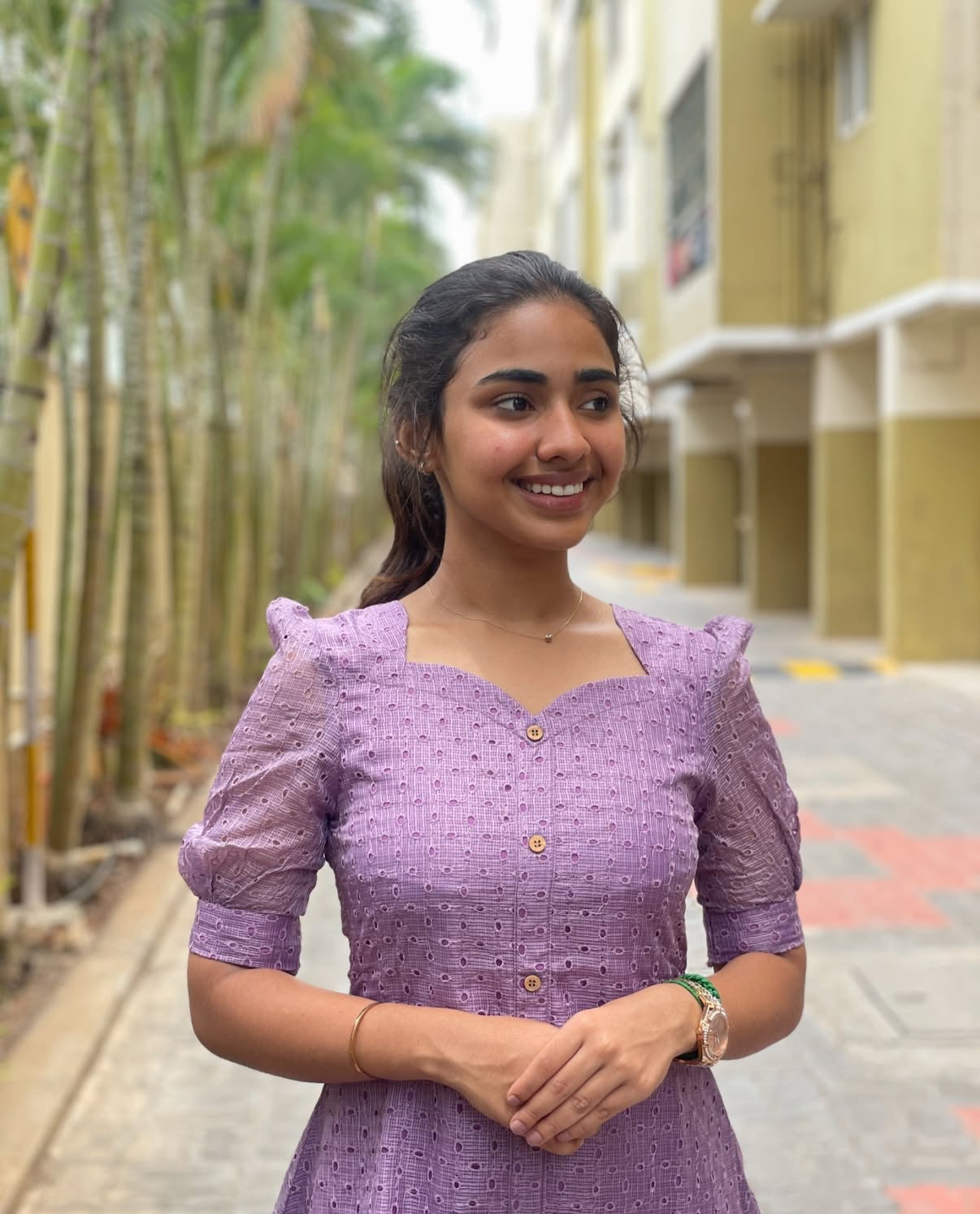 AL 233 Lilac Hakoba maxi with lining