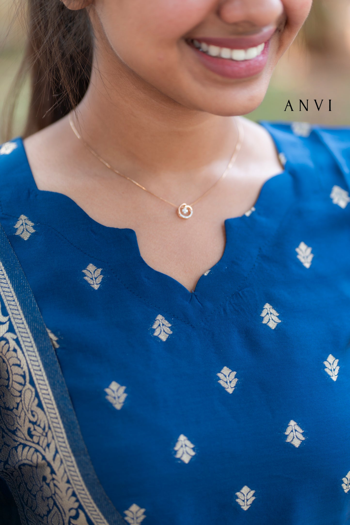 AL 371 Banarasi silk suit with paithani border