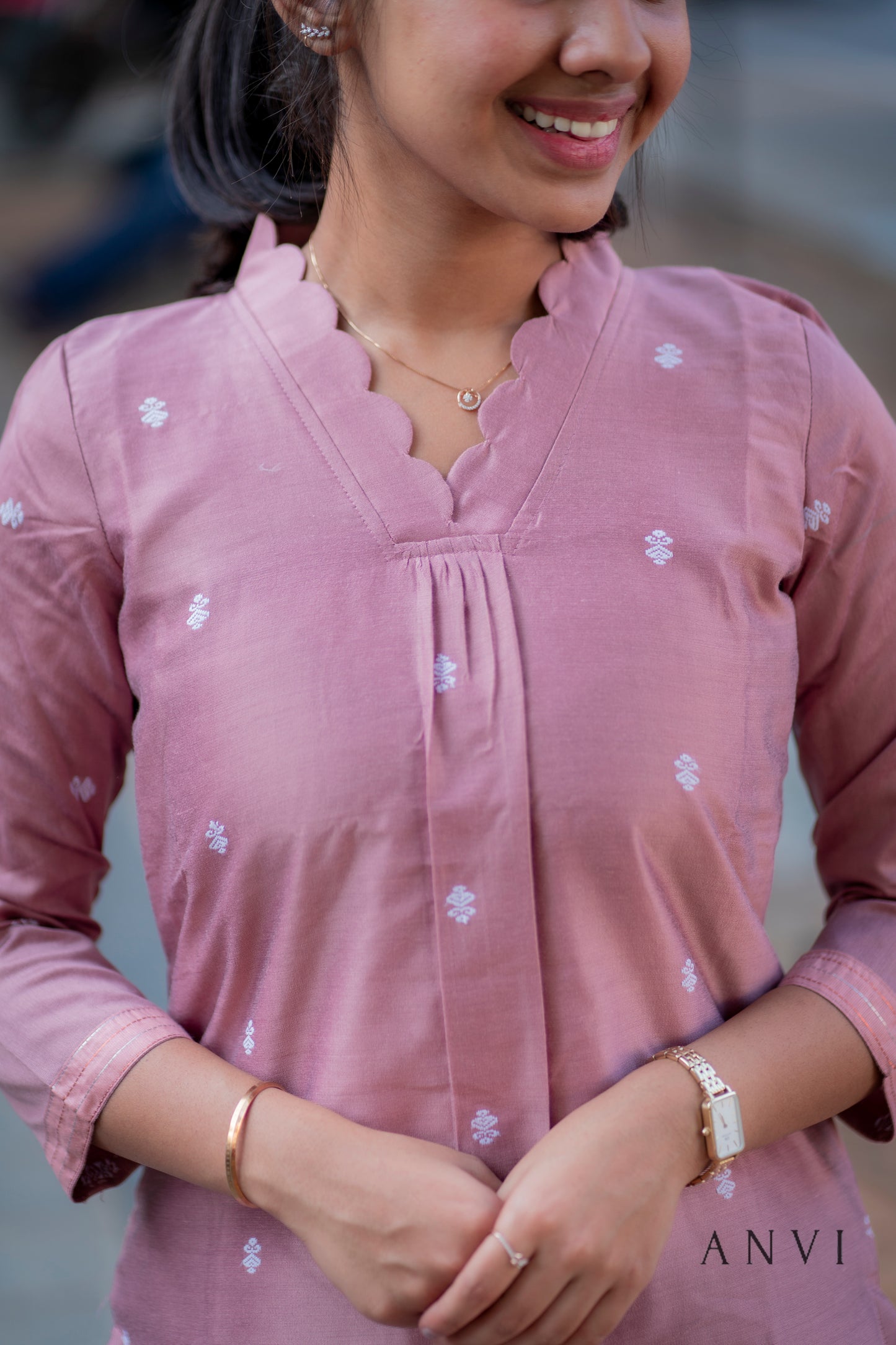 Soft cotton kurta set with duppatta ( with lining )