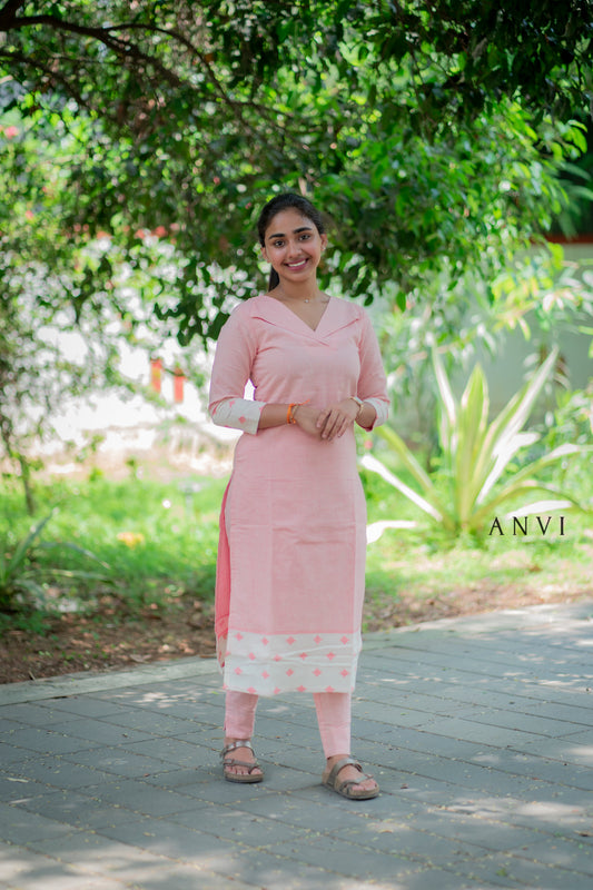 AL 422 Linen cotton co ords with lining