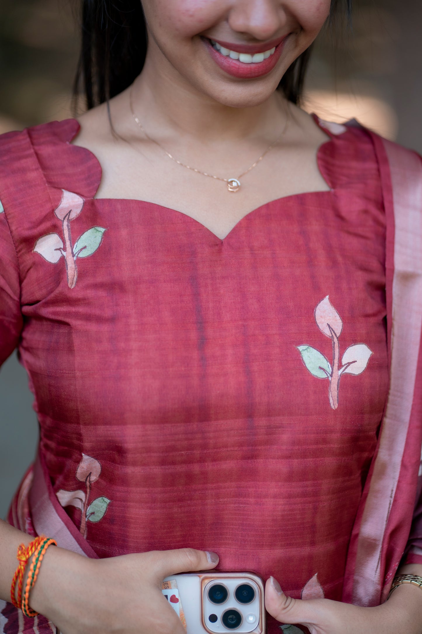 AL 518 Semi tussar kurta set with duppatta (with lining)