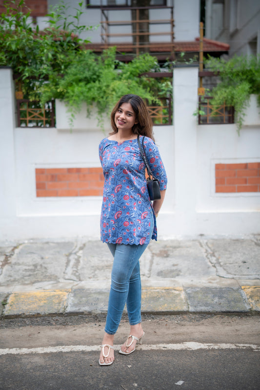 AL 477 Cotton tunic with lining