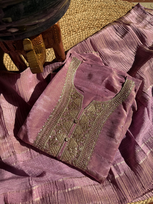 Nila , 01 UNSTITCHED Premium Silk suit