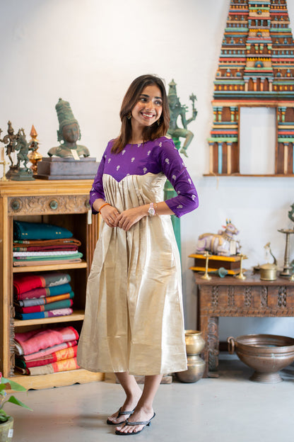AL 613 Banaras maxi with lining