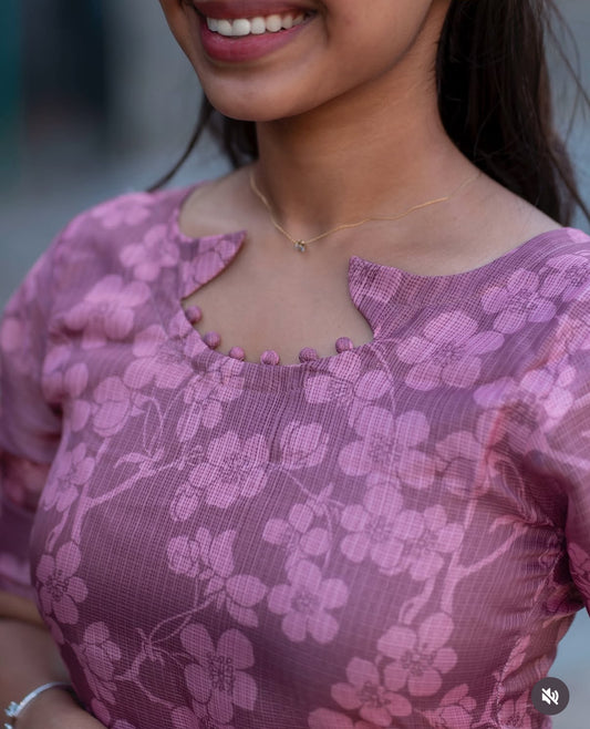 AL 597 kota cotton kurti with lining