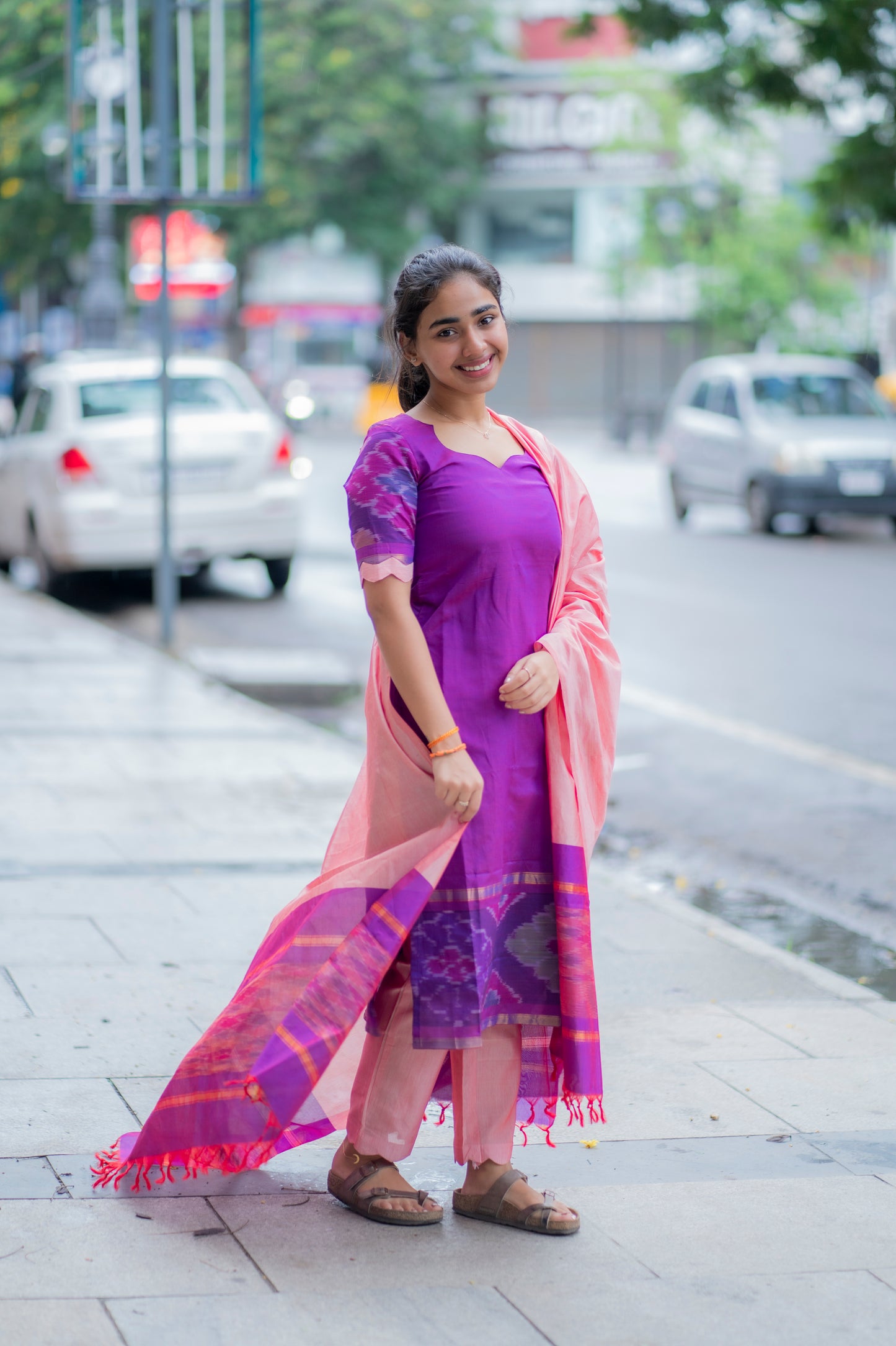 AL 450 Silk kurta set with duppatta (with lining)