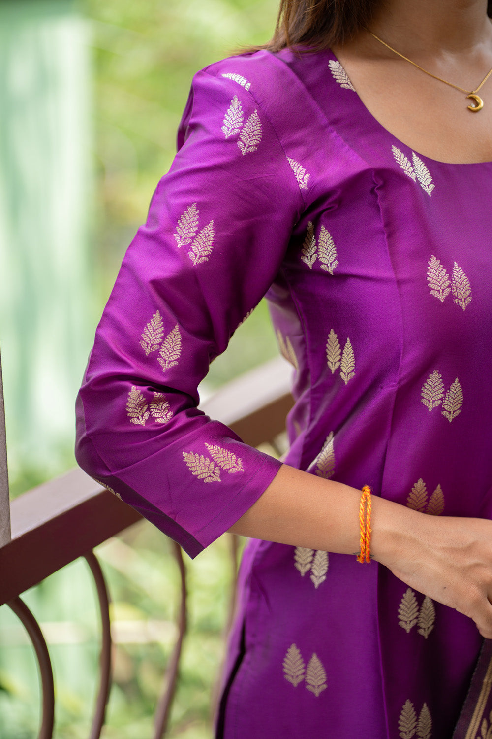 AL 616 Premium Banarasi silk suit set (with lining )