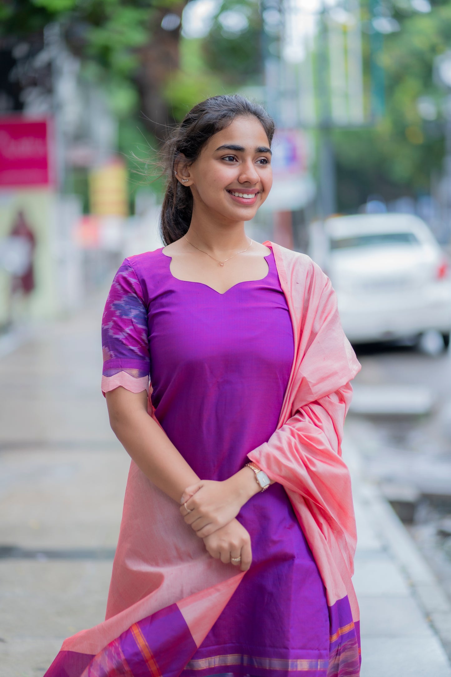 AL 450 Silk kurta set with duppatta (with lining)