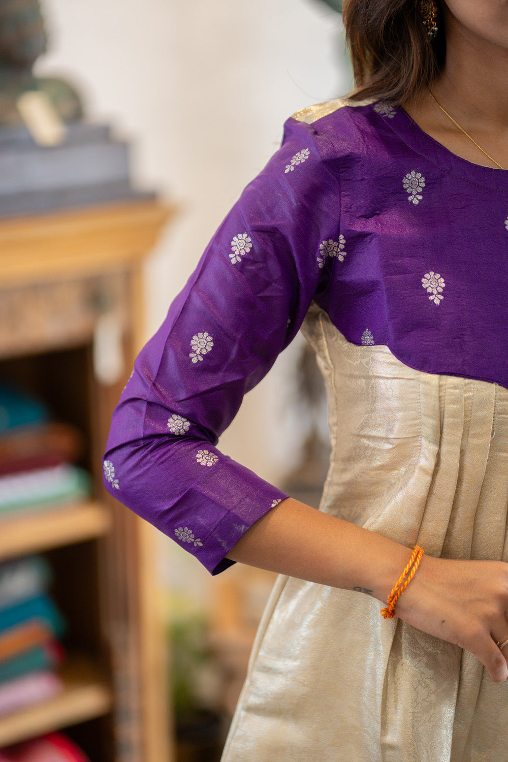 AL 613 Banaras maxi with lining