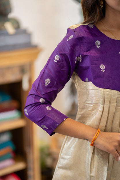 AL 613 Banaras maxi with lining