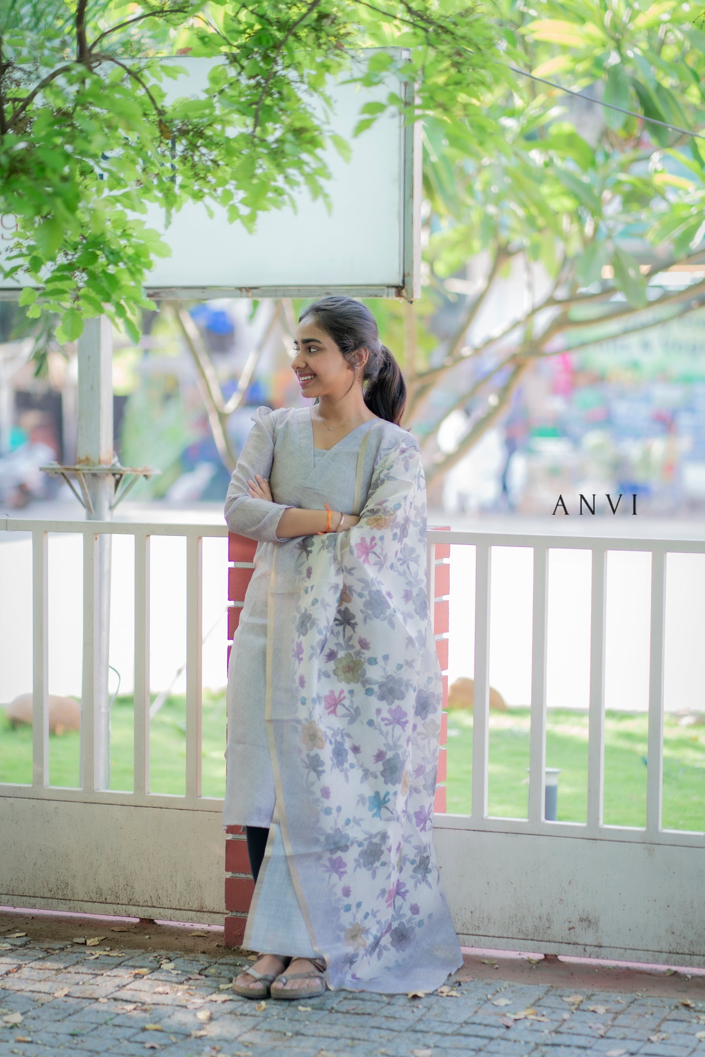 AL 410 Chanderi kuri with duppatta with lining