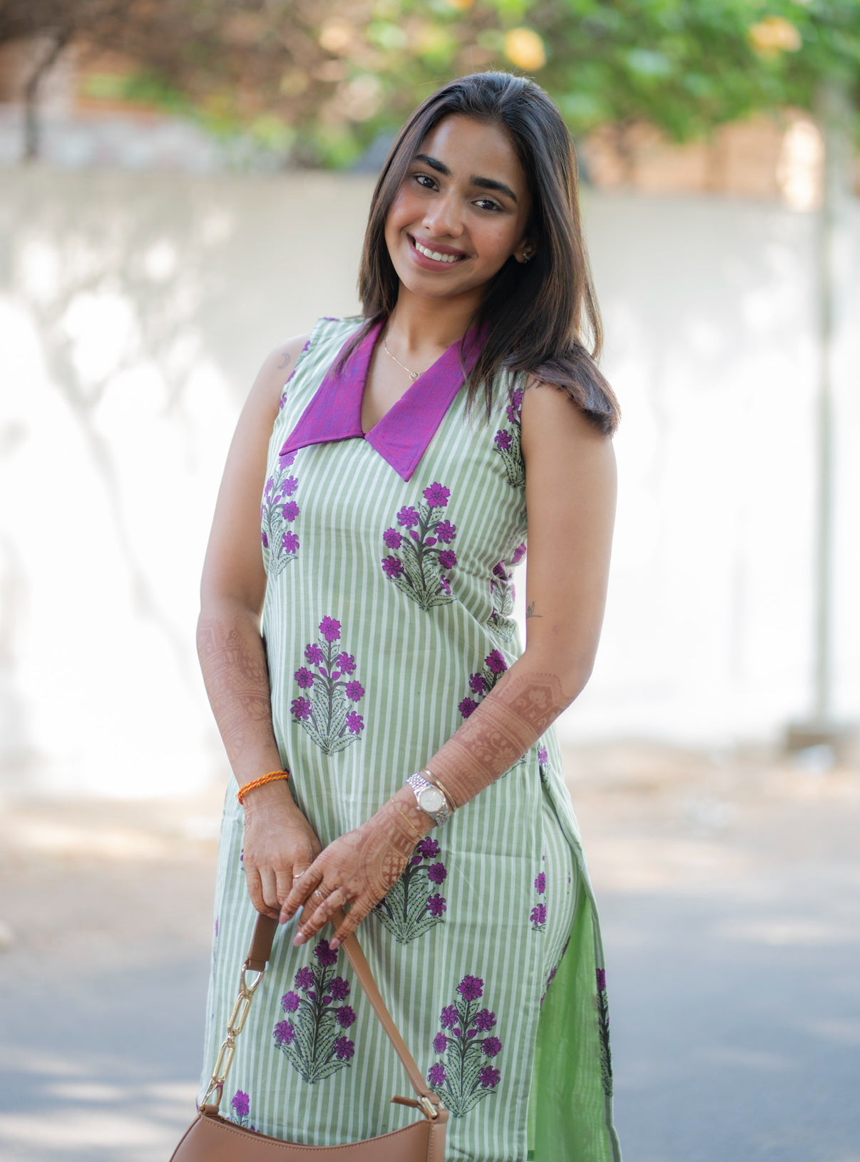 AL 561 Cotton co ords with lining sleeves provided separately