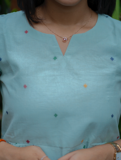 AL 534 Cotton A line co ords with lining