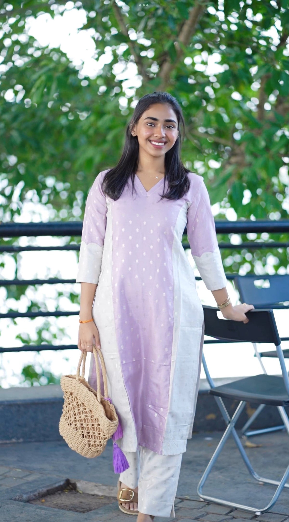 AL 600 Tissue Silk co ords with lining