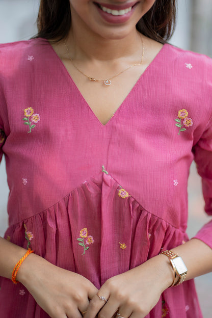 AL 578 mull chiffon co ords with lining ( PRE ORDER )