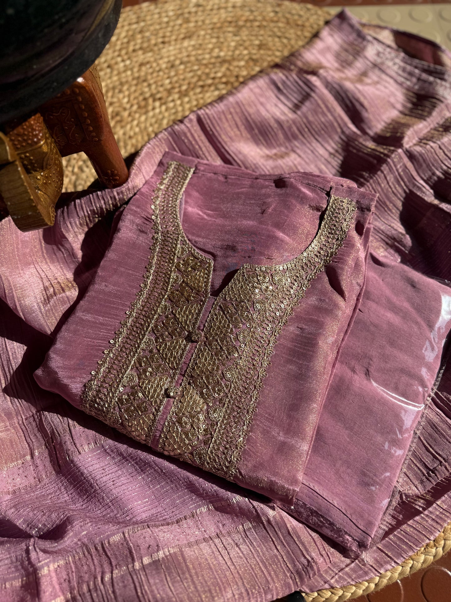 Nila , 01 UNSTITCHED Premium Silk suit