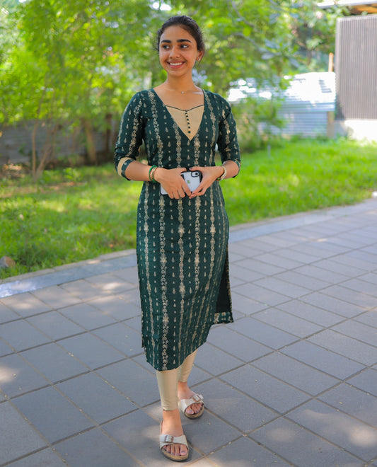 Banaras Kurti with lining