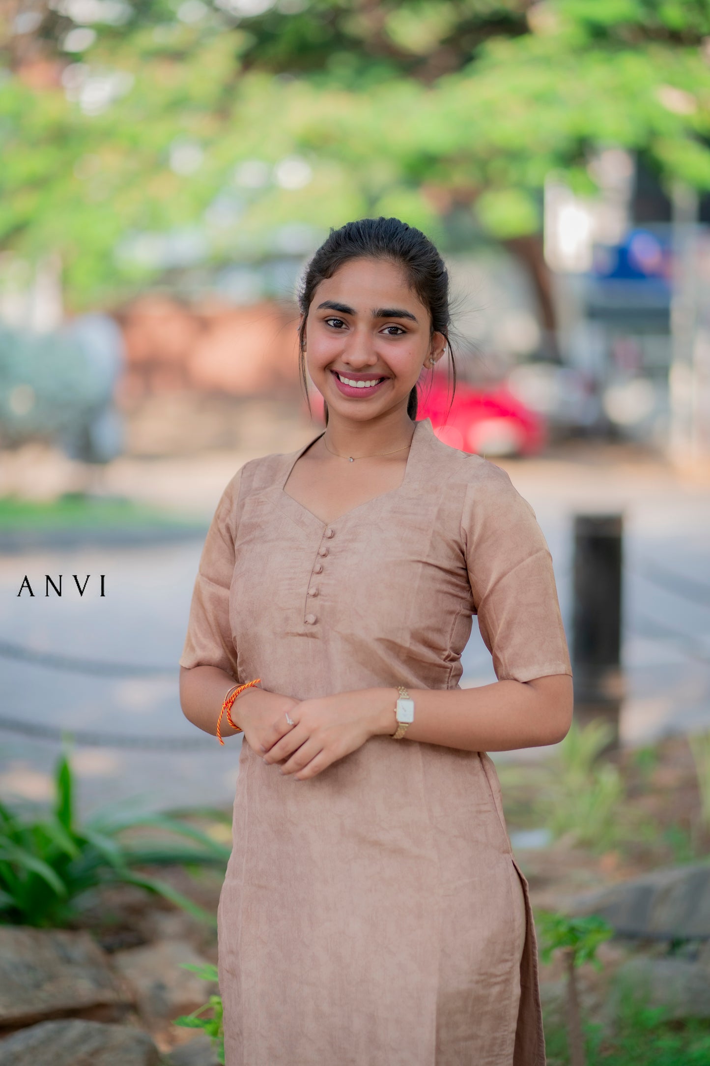 AL 409 Chanderi kurti with duppatta with lining