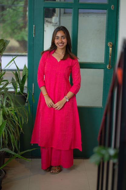 AL 601 Cotton co ords with palazzo pants