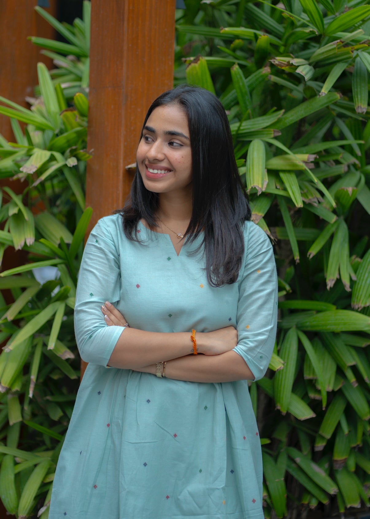 AL 534 Cotton A line co ords with lining