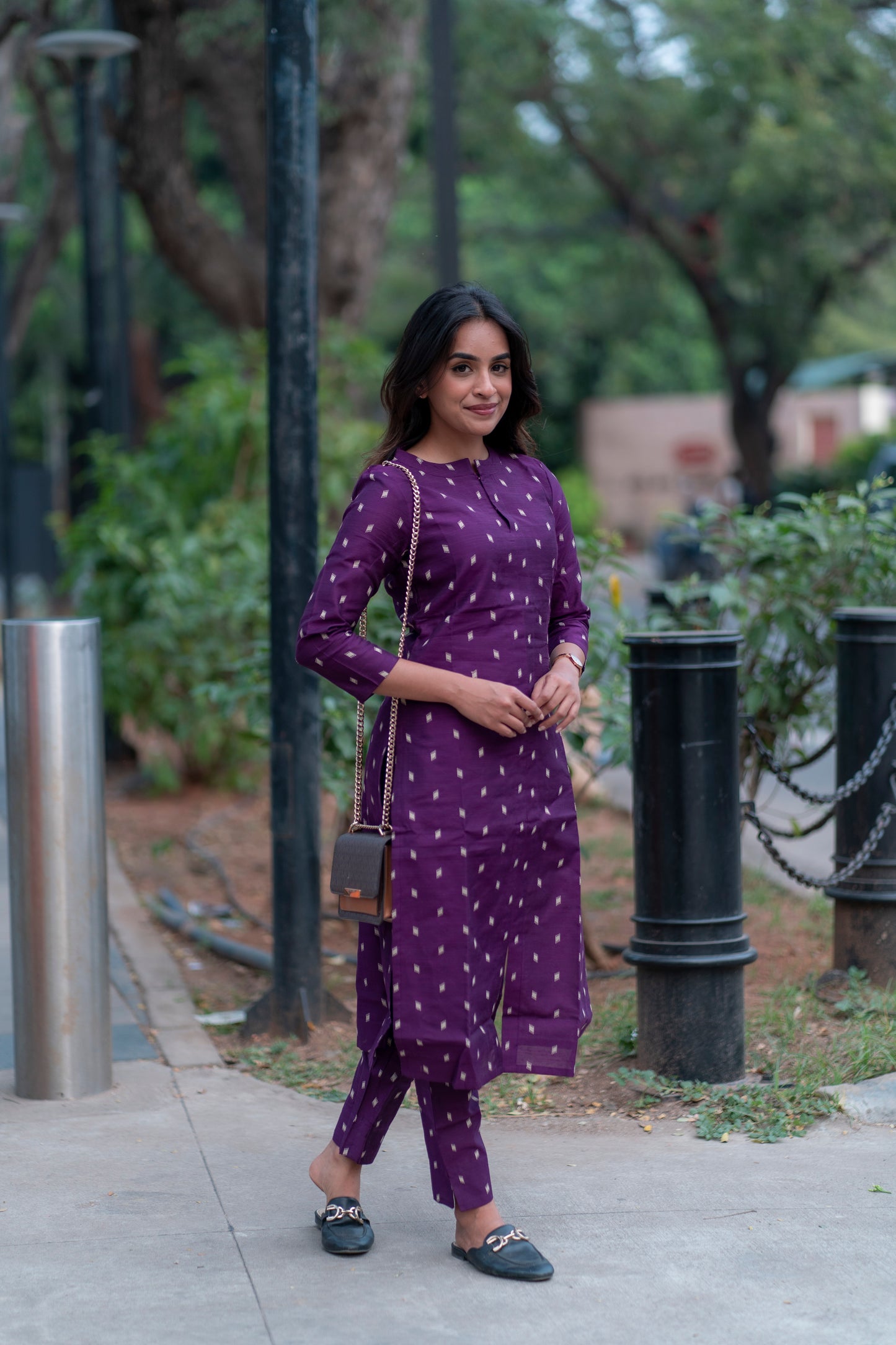 AL 315 Raw silk Co ords with lining