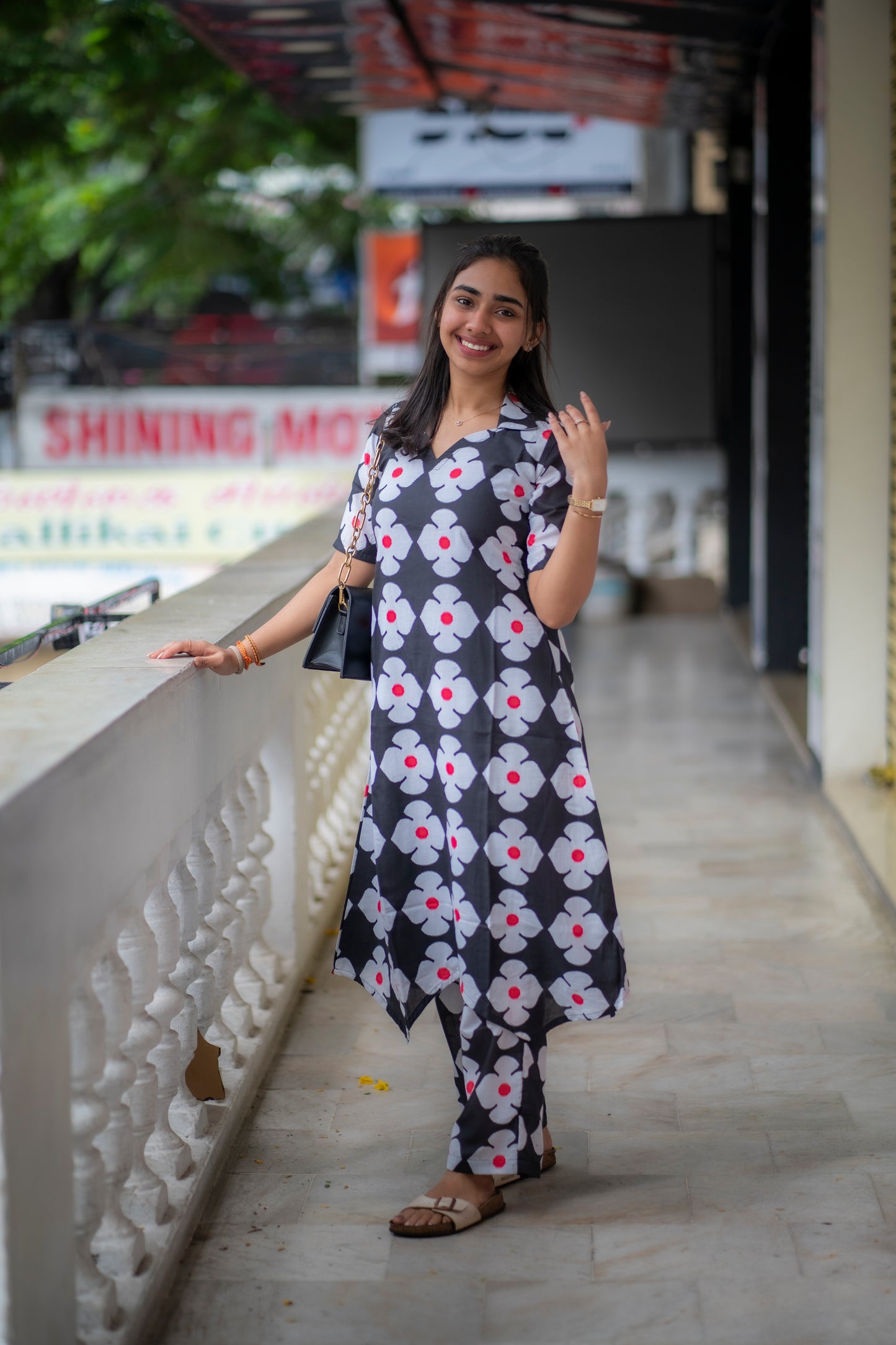 AL 470 Cambric cotton co ords with lining