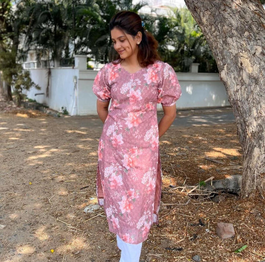 AL 83 Hakoba kurti with lining