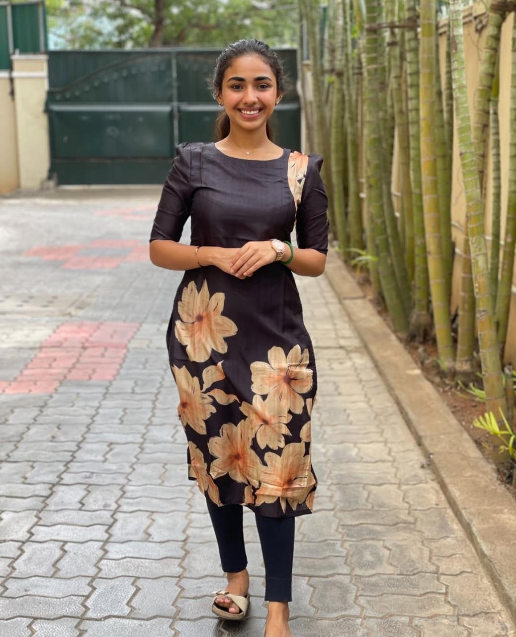 AL 237 Semi tussar kurti with lining